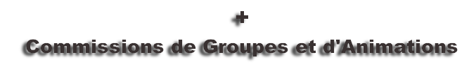 +
Commissions de Groupes et d'Animations
